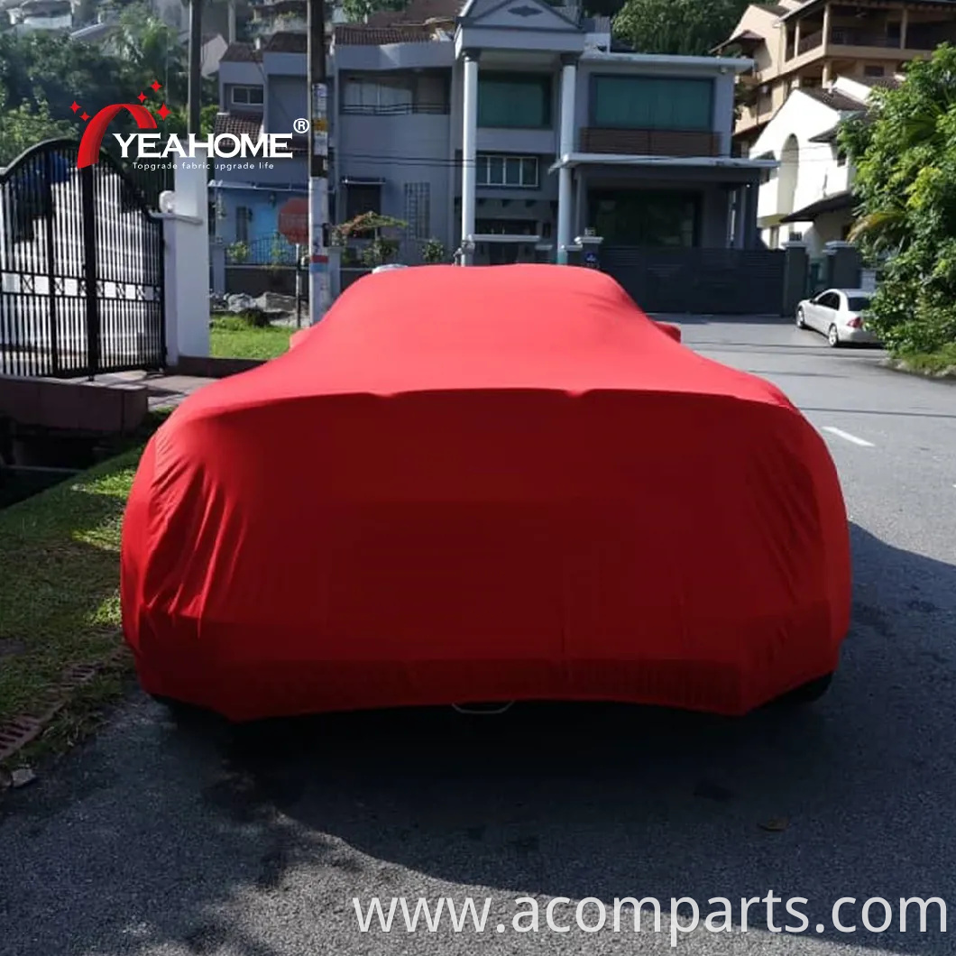 Customized Logo Printing Indoor Car Cover Breathable Car Decoration